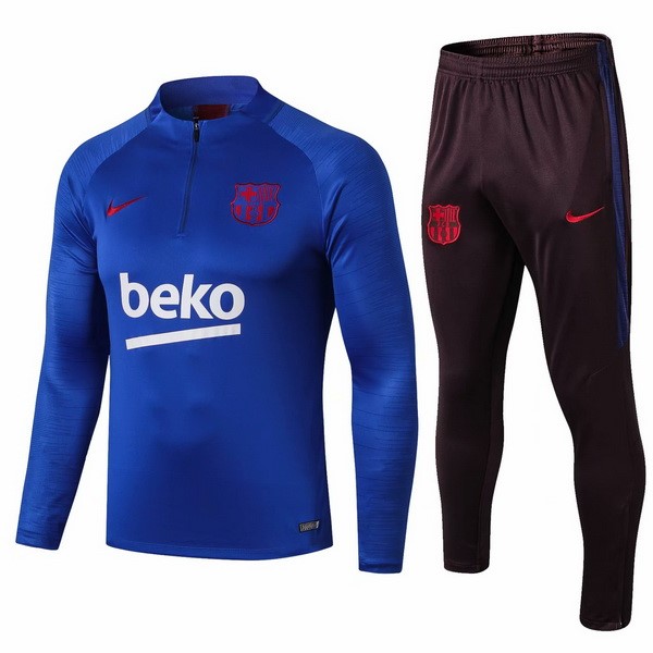 Chandal Del Niños Barcelona 2019-2020 Azul Rojo